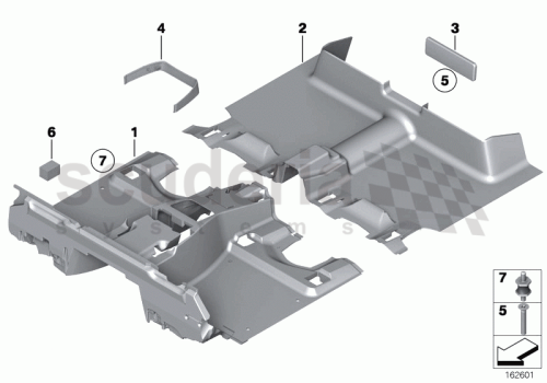 Part Diagram for Rolls Royce 51 47 9137681