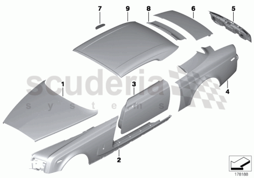 Part Diagram for Rolls Royce 41 31 7232609