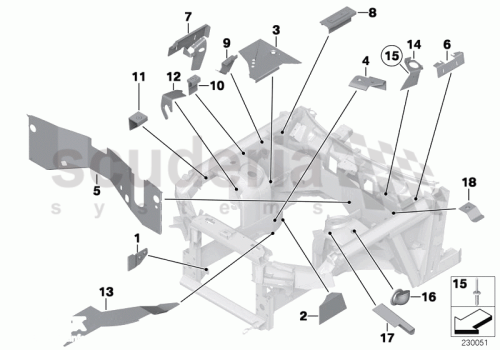 Part Diagram for Rolls Royce 41 00 7274934