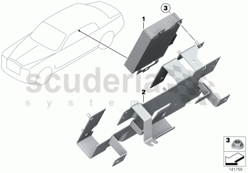 Part Diagram for Rolls Royce 65 12 6967245