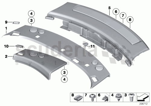 Part Diagram for Rolls Royce 72 11 6972659