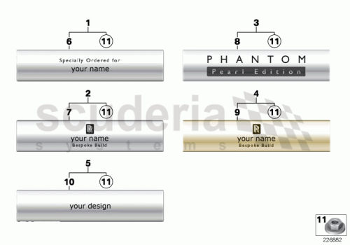 Part Diagram for Rolls Royce 65 20 2183753