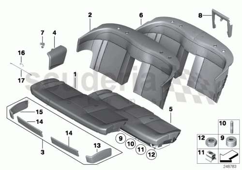 Part Diagram for Rolls Royce 51 16 7249845