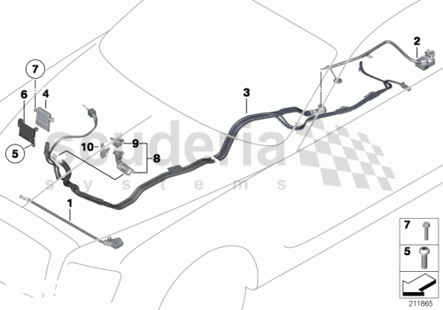 Part Diagram for Rolls Royce 61 14 9153418
