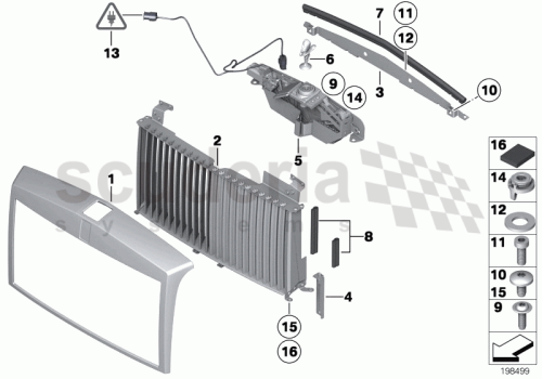Part Diagram for Rolls Royce 61 13 8367076