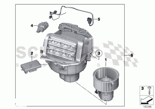 Part Diagram for Rolls Royce 64 11 9220847
