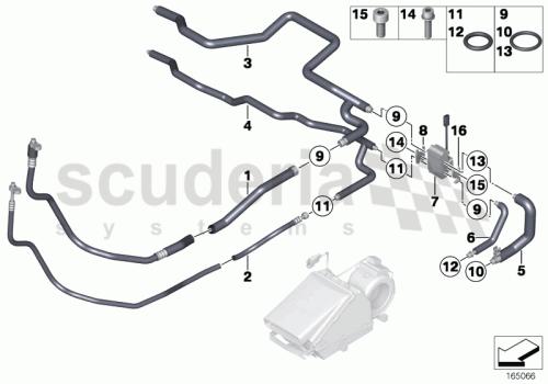 Part Diagram for Rolls Royce 64 50 0302842