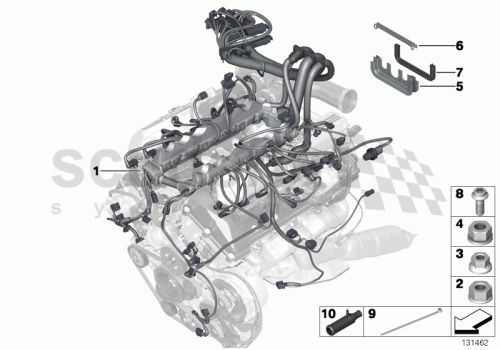 Part Diagram for Rolls Royce 12 51 7519515
