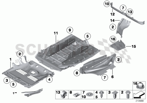 Part Diagram for Rolls Royce 51 71 7177157