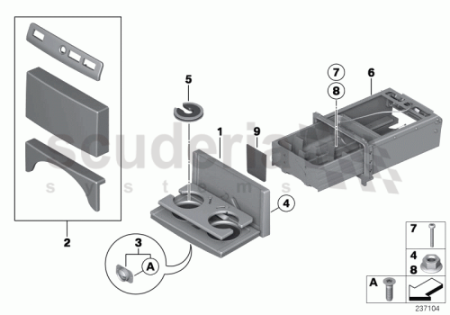 Part Diagram for Rolls Royce 51 16 0442473