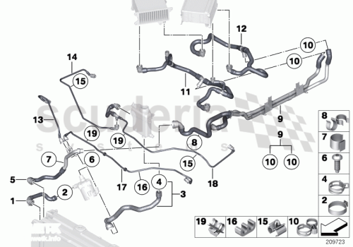 Part Diagram for Rolls Royce 17 12 7593908