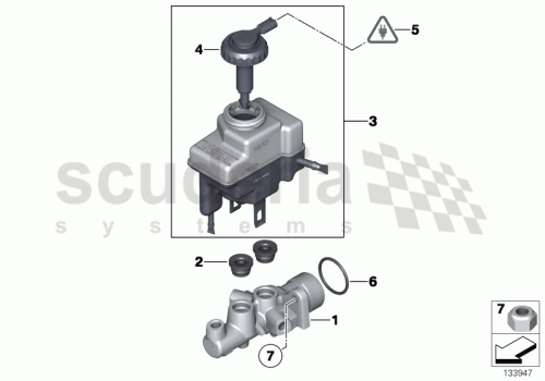 Part Diagram for Rolls Royce 34 31 1165092