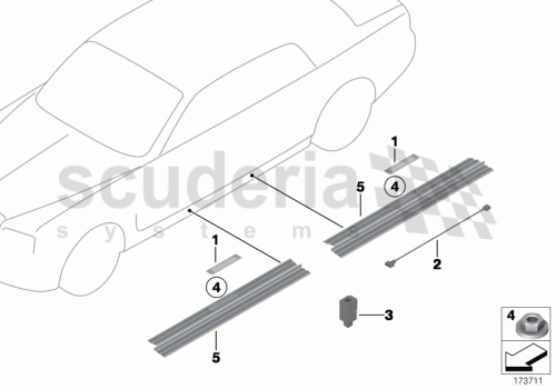 Part Diagram for Rolls Royce 61 11 0432961