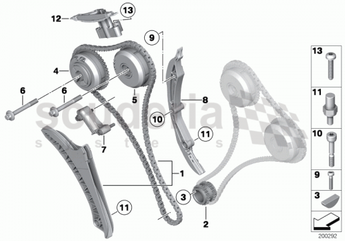 Part Diagram for Rolls Royce 11 36 7598001