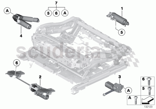 Part Diagram for Rolls Royce 67 31 7068059