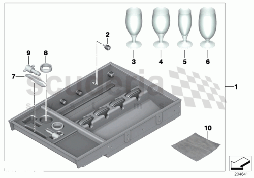 Part Diagram for Rolls Royce 51 16 7261757