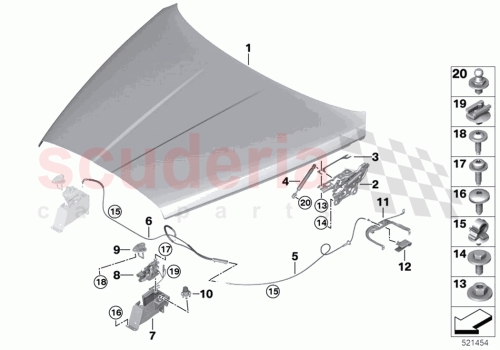 Part Diagram for Rolls Royce 41007427051