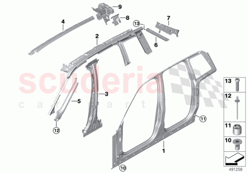 Part Diagram for Rolls Royce 41008497024