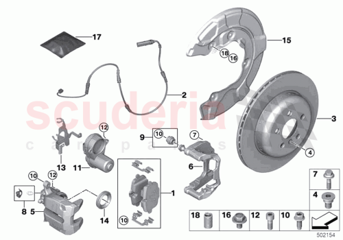Part Diagram for Rolls Royce 34206898582