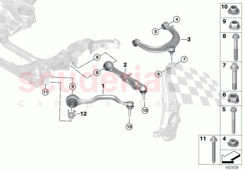 Part Diagram for Rolls Royce 31106899675