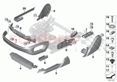Part Diagram for Rolls Royce 52107346531