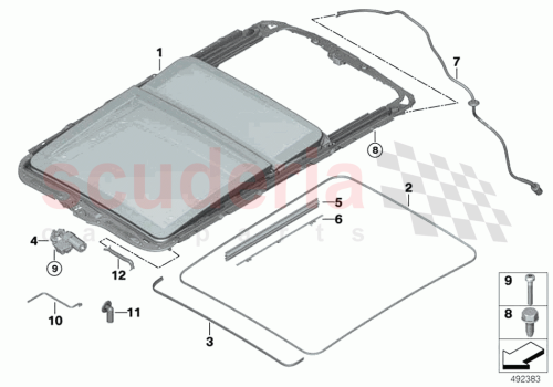Part Diagram for Rolls Royce 54107430946
