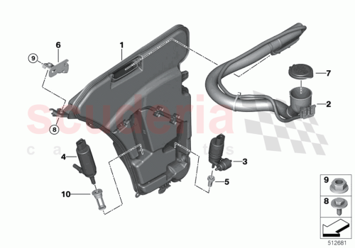 Part Diagram for Rolls Royce 67127388349