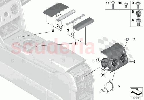 Part Diagram for Rolls Royce 51169389826