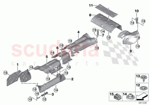Part Diagram for Rolls Royce 51487441333