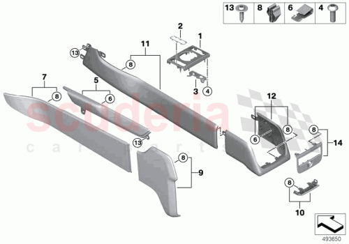 Part Diagram for Rolls Royce 51169393810