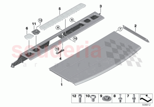 Part Diagram for Rolls Royce 51467471388