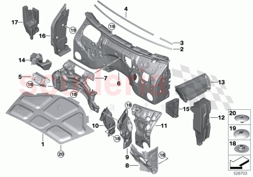 Part Diagram for Rolls Royce 51487445937