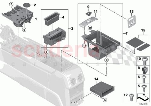 Part Diagram for Rolls Royce 51169389836