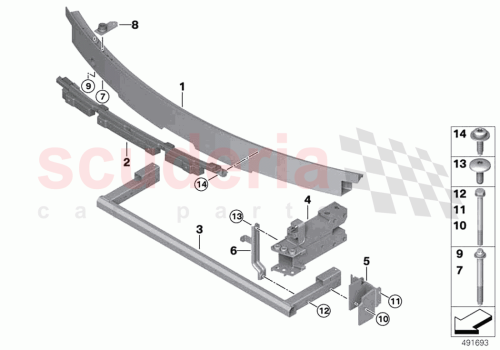 Part Diagram for Rolls Royce 51117448892