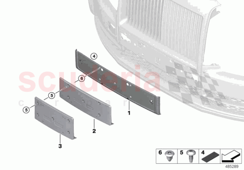 Part Diagram for Rolls Royce 51117453703