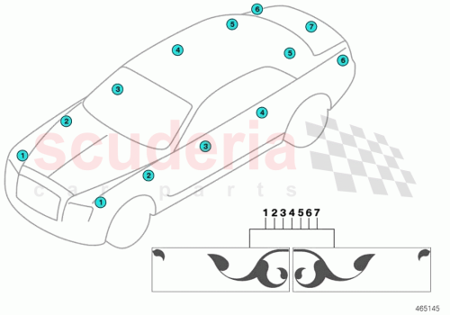 Part Diagram for Rolls Royce 51142413963