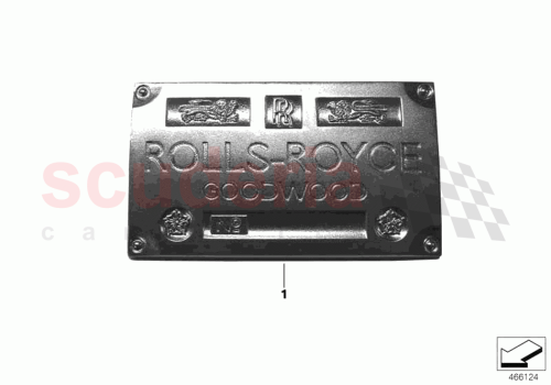 Part Diagram for Rolls Royce 51137419180