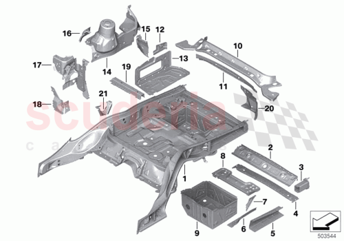 Part Diagram for Rolls Royce 41007435254