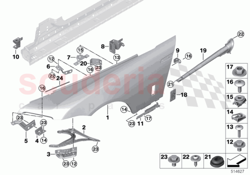 Part Diagram for Rolls Royce 41007371502