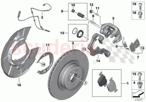 Part Diagram for Rolls Royce 34218842211