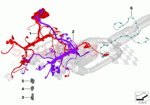 Part Diagram for Rolls Royce 12518693980