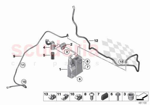 Part Diagram for Rolls Royce 16137417589