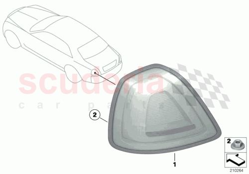 Part Diagram for Rolls Royce 63218496535