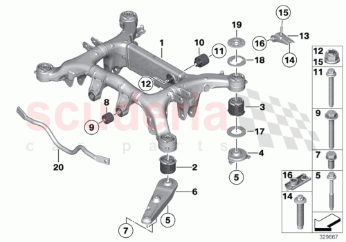 Part Diagram for Rolls Royce 33316852042