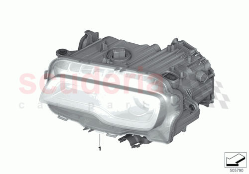 Part Diagram for Rolls Royce 63125A0B4D4