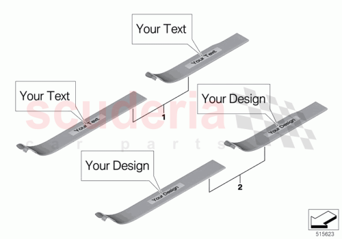 Part Diagram for Rolls Royce 51475A481D0