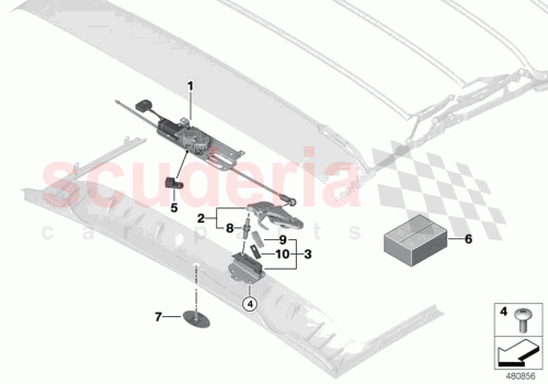 Part Diagram for Rolls Royce 54347441010