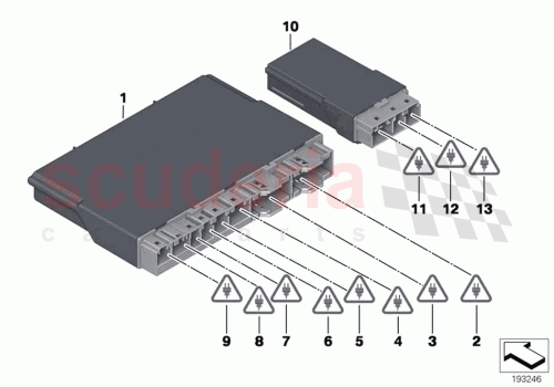 Part Diagram for Rolls Royce 61357474966