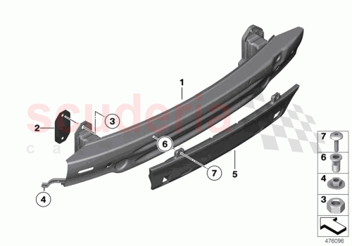 Part Diagram for Rolls Royce 51127470864