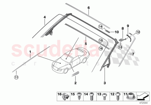 Part Diagram for Rolls Royce 51137432654